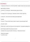 Bio 204 test 2 Questions with 100&percnt; Correct Answers &vert; Verified &vert; Latest Update 