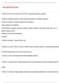 Bio 204 final Exam Questions with 100&percnt; Correct Answers &vert; Verified &vert; Latest Update 