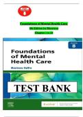 Test Bank For Foundations of Mental Health Care 8th Edition by Morrison