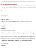 Bio 204 practical 4 &sol; labs 9 & 10 Questions with 100&percnt; Correct Answers &vert; Verified &vert; Latest Update 