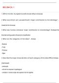 BIO 204 CH&period; 1 Questions with 100&percnt; Correct Answers &vert; Verified &vert; Latest Update 