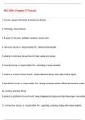 BIO 204&colon; Chapter 5 Tissues  Questions with 100&percnt; Correct Answers &vert; Verified &vert; Latest Update 