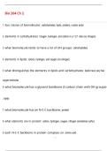 Bio 204 Ch 2 Questions with 100&percnt; Correct Answers &vert; Verified &vert; Latest Update 