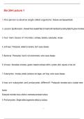 Bio 204 Lecture 1 Questions with 100&percnt; Correct Answers &vert; Verified &vert; Latest Update 