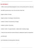 Bio 204 Week 6 Questions with 100&percnt; Correct Answers &vert; Verified &vert; Latest Update 
