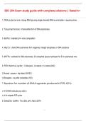 BIO 204 Exam study guide with complete solutions &vert; Rated A&plus; 