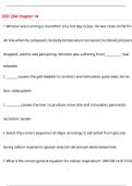 BIO 204 chapter 14 Questions with 100&percnt; Correct Answers &vert; Verified &vert; Latest Update 