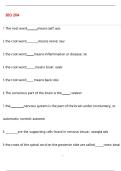 BIO 204 Questions with 100&percnt; Correct Answers &vert; Verified &vert; Latest Update 