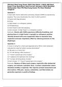 PN Hesi Med Surg Exam 2025 Test Bank 1 With 400 Real Exam Prep Questions And Correct Answers With Detailed Rationales&sol; Hesi PN Med Surg Exam&sol; Pn Hesi Medical Surgical