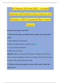 SC Hunters Ed Exam 2025 &ndash; Accurate  Questions and Verified Correct Answers with  Rationale &vert;&vert; 100&percnt; Guaranteed Pass <Latest  Version> 
