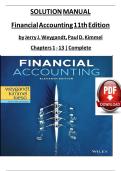 Solution Manual For Financial Accounting&comma; 11th Edition by Jerry J&period; Weygandt&comma; Paul D&period; Kimmel&comma; Verified Chapters 1 - 13&comma; Complete Newest Version