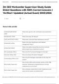 3M 303 Workcenter Supervisor Study Guide EXAM Questions with 100&percnt; Correct Answers &vert; Verified &vert; Updated &lpar;Actual Exam&rpar; 20252026