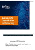 Business Data Communications and Networking &lpar;14th Edition&comma; FitzGerald&comma; Dennis & Durcikova&rpar; &mdash; Complete A&plus; Test Bank and Study Guide