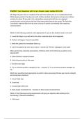 BNMN501 Exam Questions with Correct Answers Latest Update 2025-2026