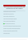 HCD EXAM STUDY EXAM QUESTIONS AND ANSWERS SOLVED 100&percnt; CORRECT 