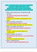 N215 &ndash; Community and Management Nursing Midterm Exam 2025&ndash;2026 &lpar;Latest Updated Edition&rpar; &ndash; Practice Questions&comma; Detailed Answers & Rationales &vert; A&plus; Verified Study Guide