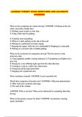 L3CERAD THEORY EXAM QUESTIONS AND ACCURATE ANSWERS