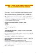 L3CERAD THEORY EXAM COMPLETE QUESTIONS AND ALL ANSWERS VERIFIED &lpar;NEWEST&rpar;