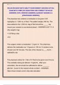 RELIAS RN BASIC MATH ABILITY EXAM NEWEST 2025&sol;2026 ACTUAL  EXAM WITH COMPLETE QUESTIONS AND CORRECT DETAILED  ANSWERS &lpar;100&percnt; VERIFIED ANSWERS&rpar; &vert;ALREADY GRADED A&plus;&vert;  &vert;&vert;PROFESSOR VERIFIED&vert;&vert;