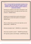 YOGA YTT 200 HOUR WRITTEN EXAM NEWEST 2025&sol;2026 ACTUAL  EXAM WITH COMPLETE QUESTIONS AND CORRECT DETAILED  ANSWERS &lpar;100&percnt; VERIFIED ANSWERS&rpar; &vert;ALREADY GRADED A&plus;&vert;  &vert;&vert;PROFESSOR VERIFIED&vert;&vert; 