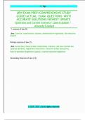 LRW Exam Prep and Comprehensive Study Guide &vert; Actual Exam Questions with Accurate Solutions and Latest Update