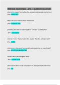 IAAO 102 &sol;IAAO 102 Income Quiz 1 and 2&colon; Questions & Answers&sol; Updated Solution