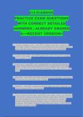 S13 STANDPIPE PRACTICE EXAM QUESTIONS WITH CORRECT DETAILED ANSWERS &vert; ALREADY GRADED A&plus;<RECENT VERSION>