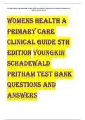 Test Bank &ndash; Women&rsquo;s Health&colon; A Primary Care Clinical Guide &lpar;5th Edition&rpar;
