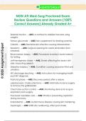 NGN ATI Med-Surg Proctored Exam  Review Questions and Answers &lpar;100&percnt;  Correct Answers&rpar; Already Graded A&plus;