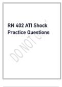 RN 402 ATI Shock Practice Questions&period;pdf