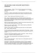 ISA 235 FINAL EXAM MCGUIRE QUESTIONS & ANSWERS