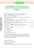 Patho NR 283 exam 1 Questions and  Answers &lpar;100&percnt; Correct Answers&rpar; Already  Graded A&plus;