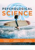 TEST BANK for Psychological Science&comma; 7th Edition by Phelps & Berkman&comma; All 15 Chapters Covered&comma; Verified Latest Edition