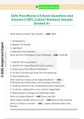 SAFe Practitioner 6&period;0 Exam Questions and  Answers &lpar;100&percnt; Correct Answers&rpar; Already  Graded A&plus;