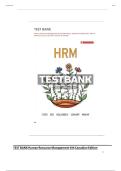 TEST BANK For Human Resource Management&comma; 6th Canadian Edition by Sandra Steen&comma; Verified Chapters 1 - 11&comma; Complete Newest Version