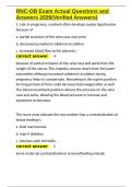 RNC-OB Exam Actual Questions and Answers 2026&lpar;Verified Answers&rpar;&period;docx