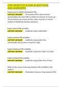 FHR MONITOR EXAM QUESTIONS AND ANSWERS&period;docx