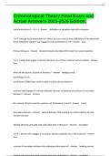 Criminological Theory Final Exam and Actual Answers  Edition&period;