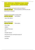 RNC-OB Exam Diabetes Exam Actual Questions and Answers 2026&lpar;Verified Answers&rpar;&period;docx