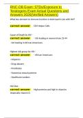 RNC-OB Exam STDs Exposure to Teratogens Exam Actual Questions and Answers 2026&lpar;Verified Answers&rpar;&period;docx