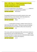 RNC OB Part 2 Fetal Assessment Exam Actual Questions and Answers 2026&lpar;Verified Answers&rpar;&period;docx
