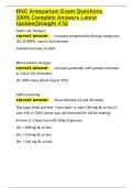 RNC Antepartum Exam Questions 100- Complete Answers Latest Update&lpar;Straight A-S&rpar;&period;docx