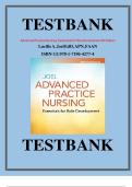 Test Bank for Advanced Practice Nursing Essentials for Role Development, 5th Edition by Lucille A. Joel – Complete Chapters 1–31 Comprehensive Study Resource