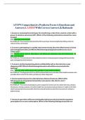 ATI PN Comprehensive Predictor Form A &vert;Questions and Answers&vert; LATESTWith Correct Answers & Rationale
