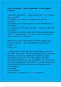NURS 270 Exam 2 Study Set Questions With Complete Solutions