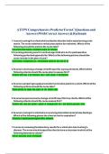 ATI PN Comprehensive Predictor Form C |Questions and Answers|With Correct Answers & Rationale