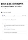 Fresenius RN Exam v1 Newest 2025&sol;2026  Complete Questions And Correct Answers  &lpar;Verified Answers&rpar;&vert;Brand New Version&excl;