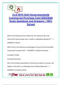 Government Purchase Card Exam Prep &lpar;100&plus; Questions&rpar; &ndash; CLG 0010&comma; Fraud&comma; Ethics&comma; Thresholds&comma; PIEE &vert; DoD Training