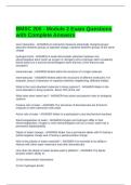BMSC 200 - Module 2 Exam Questions with Complete Answers