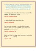 BARBER STATE BOARD ACTUAL EXAM 2025&sol;2026 TESTBANK AND A NEW UPDATED STUDY GUIDE COMPLETE 350 ACCURATE QUESTIONS AND CORRECT DETAILED ANSWERS &lpar;VERIFIED ANSWERS&rpar; A NEW UPDATED VERSION &vert;GUARANTEED PASS A&plus; &lpar;BRAND NEW&excl;&rpar; FULL REVISED BARBER STATE BOARD EXAM